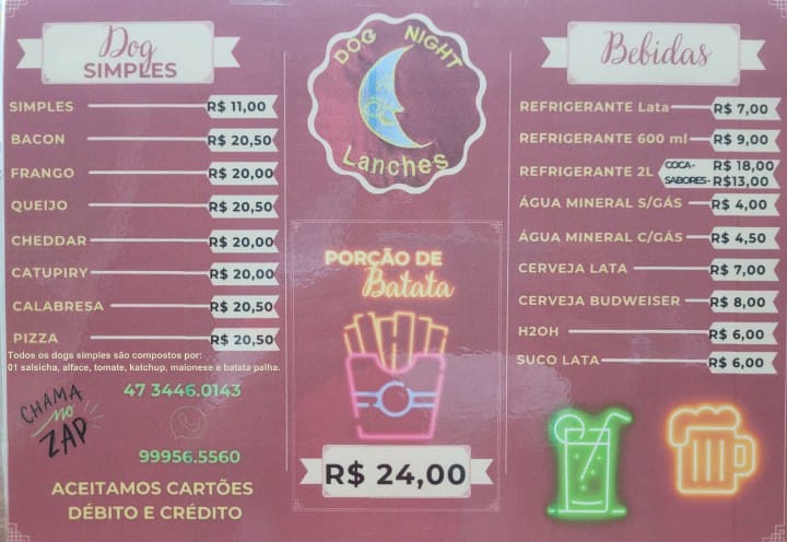 Menu Dog Night / Cachorro Quente Prensado-2