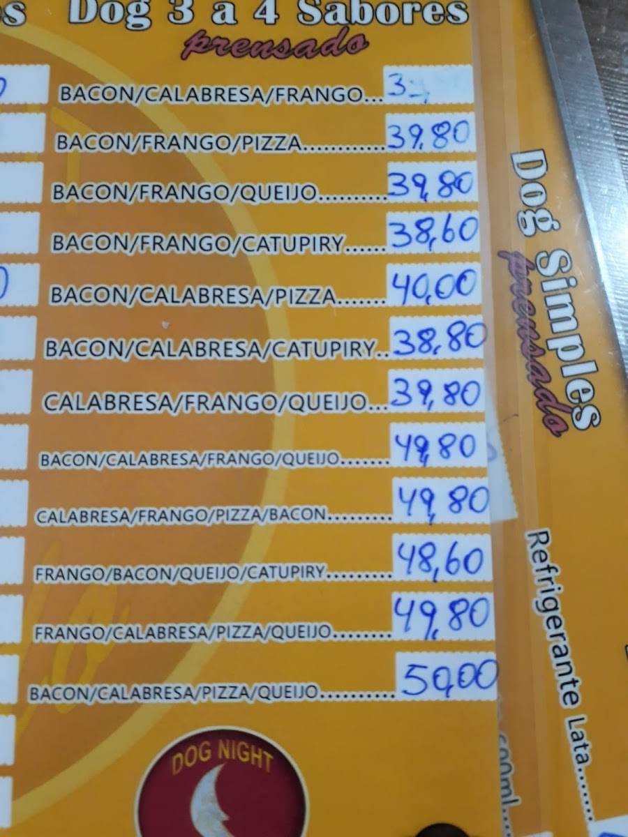 Menu Dog Night / Cachorro Quente Prensado-4