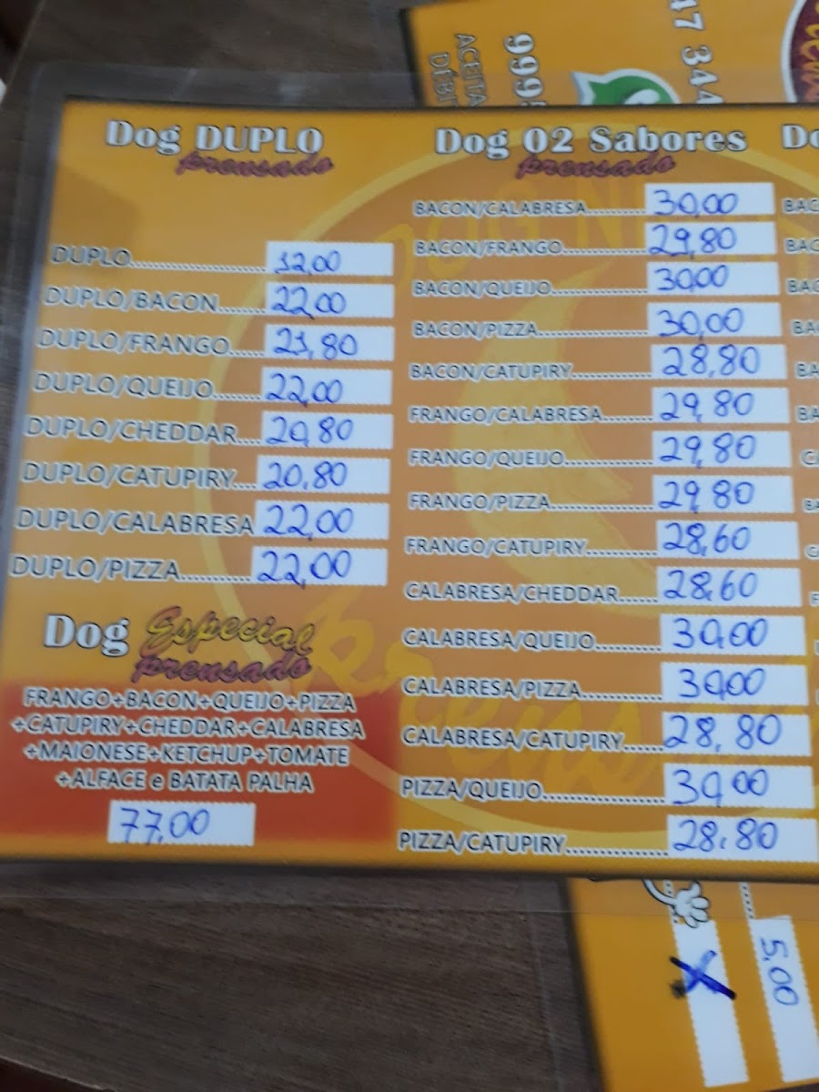 Menu Dog Night / Cachorro Quente Prensado-5