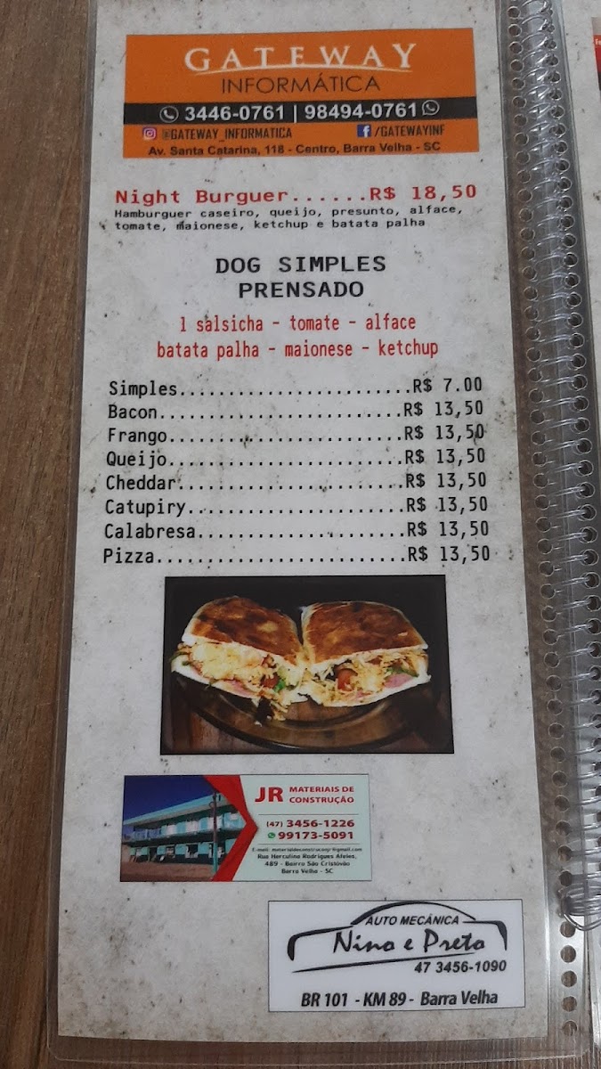 Menu Dog Night / Cachorro Quente Prensado-6